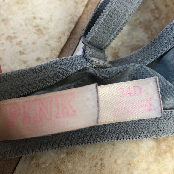 gray victoria’s secret PINK bra - Picture 3 of 3